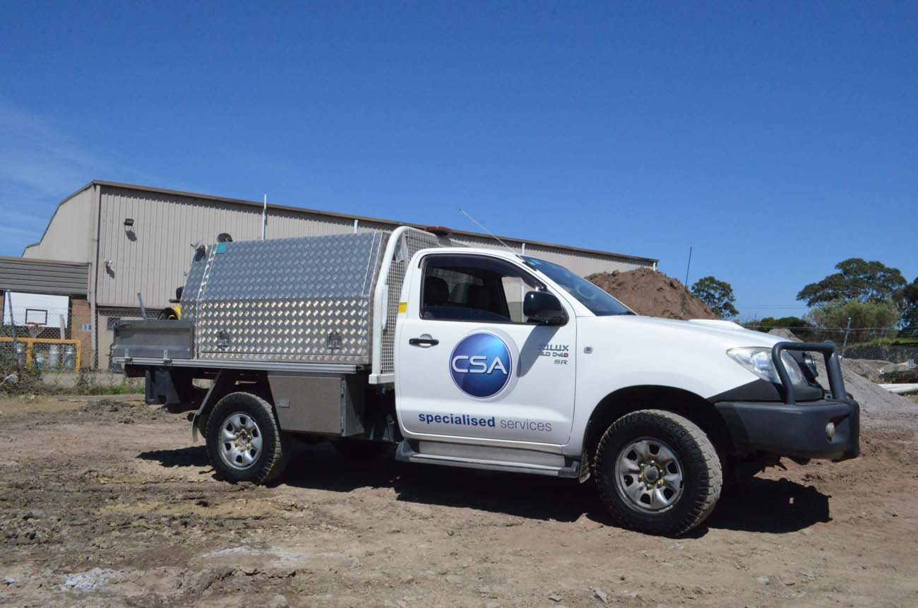 CSA fleet - locating ute