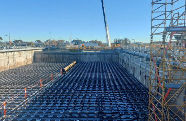 aeration tank cleaning Altona treatment plant